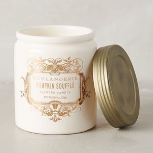 Anthropologie Boulangerie Pumpkin Souffle Scented Candle 🕯